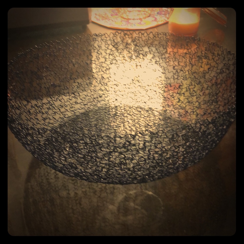 Big blue bowl